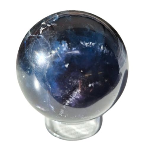 Black Rose Fluorite Sphere