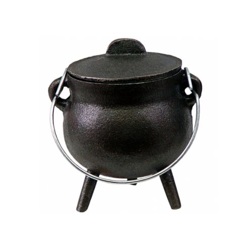 2.75-Inch Plain Cauldron with Lid