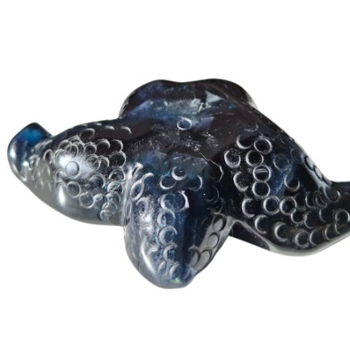 Black Rose Fluorite Starfish