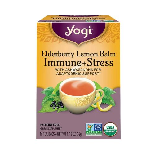 Yogi Elderberry Lemon Balm Immune + Stress Tea