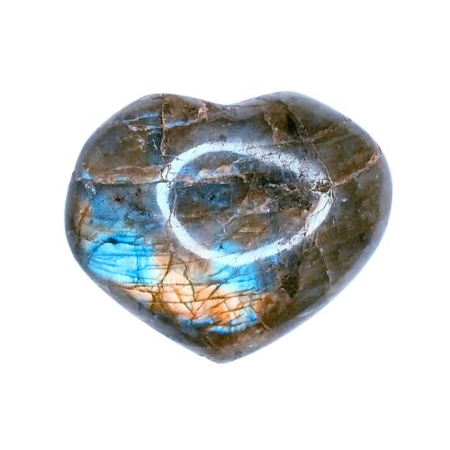 Labradorite Heart