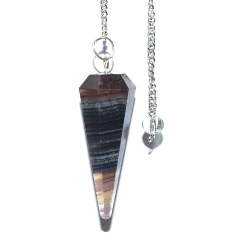 Rainbow Fluorite Pendulum