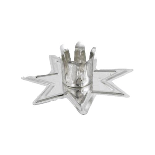Silver Starburst Chime Candle Holder